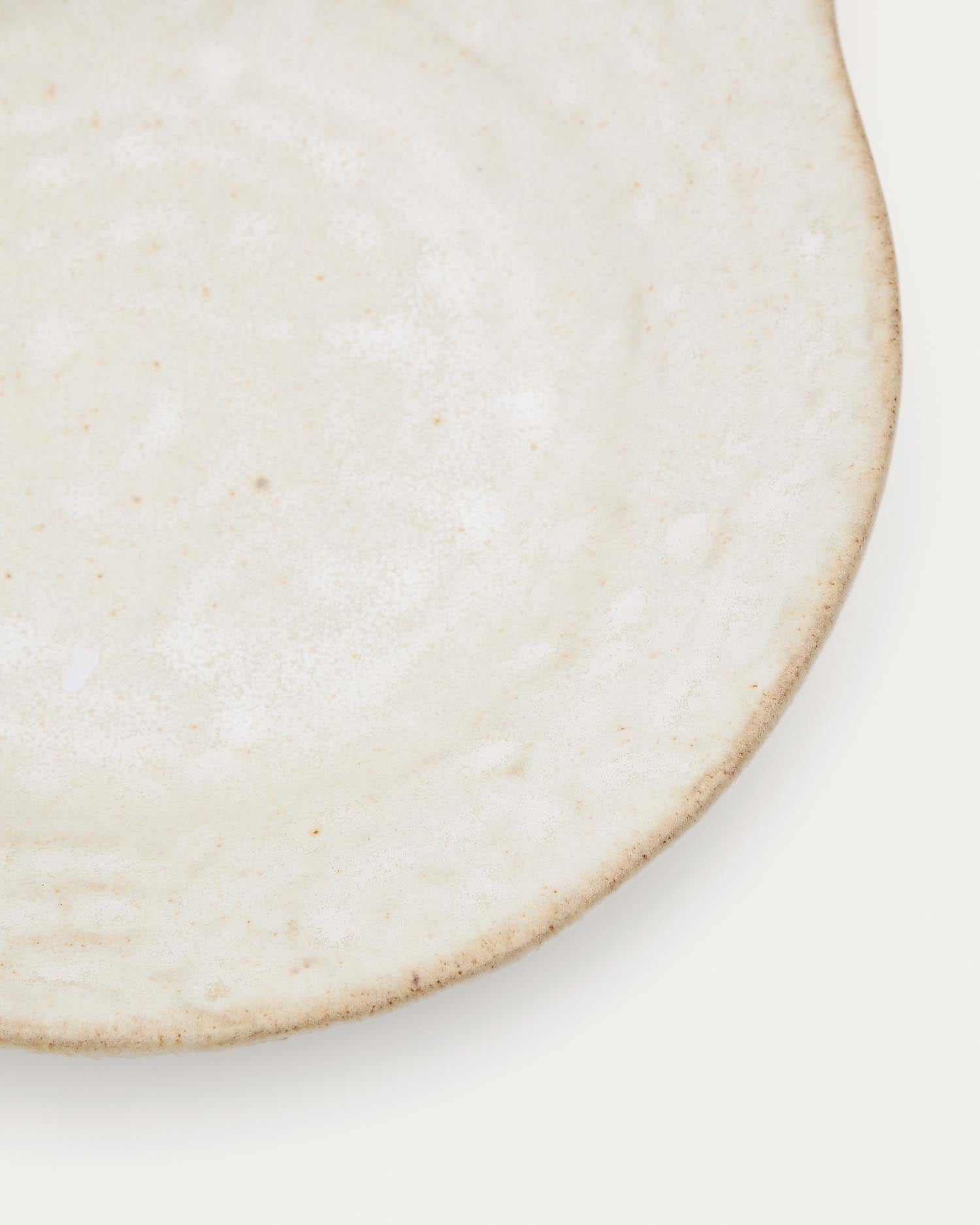 Kleine Obstschale Zunel aus beiger Keramik in Beige präsentiert im Onlineshop von KAQTU Design AG. Schale ist von Kave Home