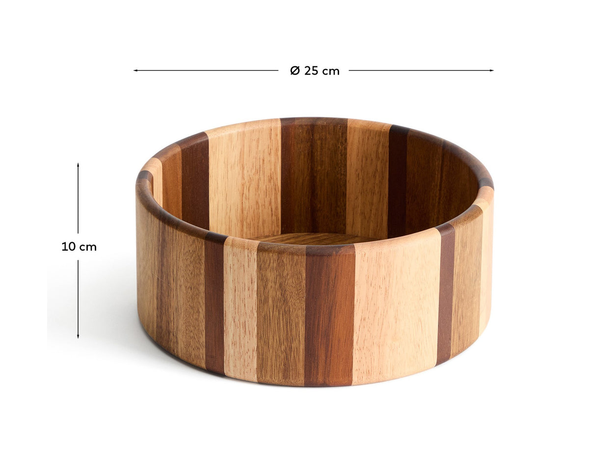 Schale Nover aus Akazienholz, FSC 100 % in Natur präsentiert im Onlineshop von KAQTU Design AG. Schale ist von Kave Home