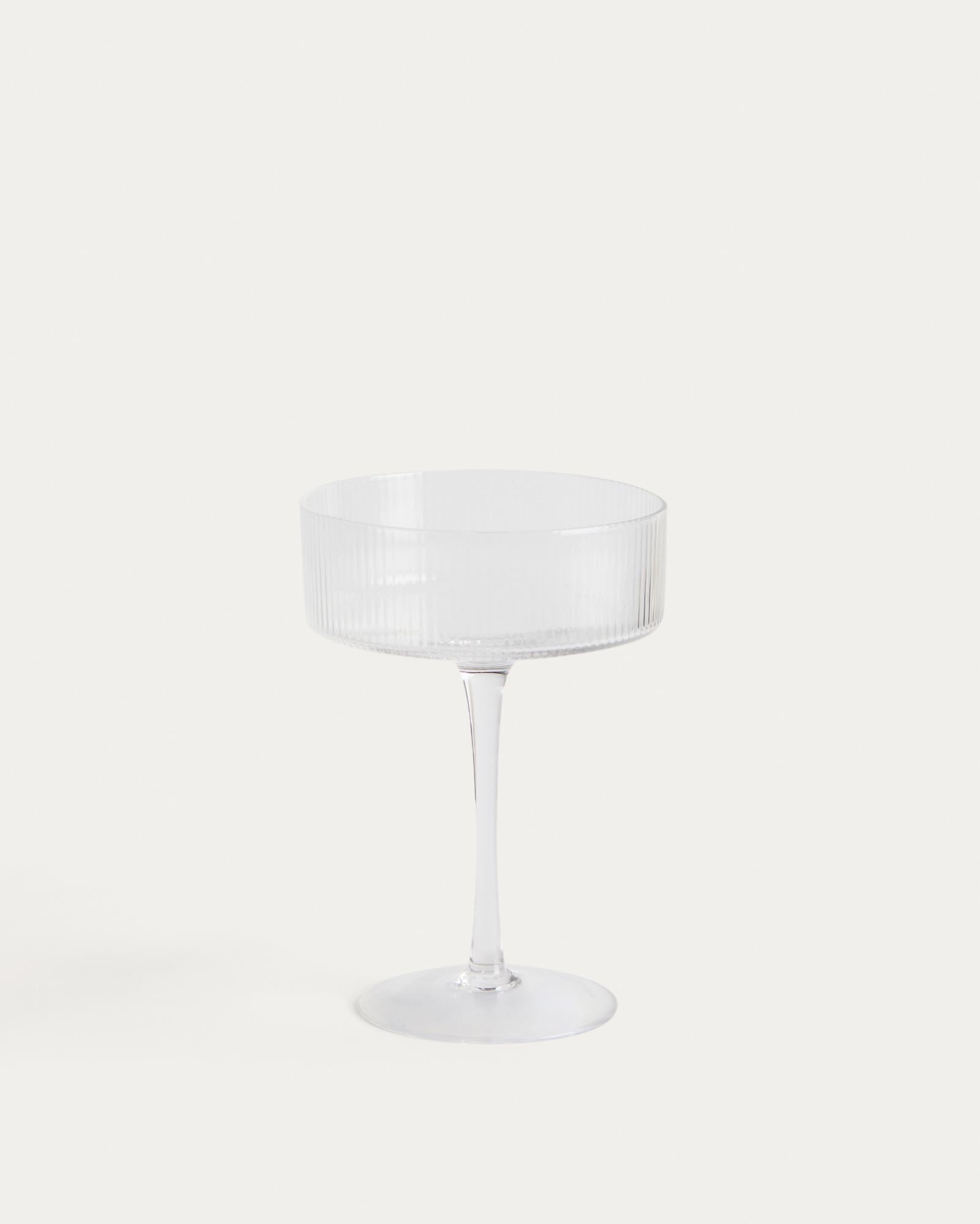 Cocktailglas Eluria aus klarem Glas, 31,5 cl in Transparent präsentiert im Onlineshop von KAQTU Design AG. Cocktailglas ist von Kave Home
