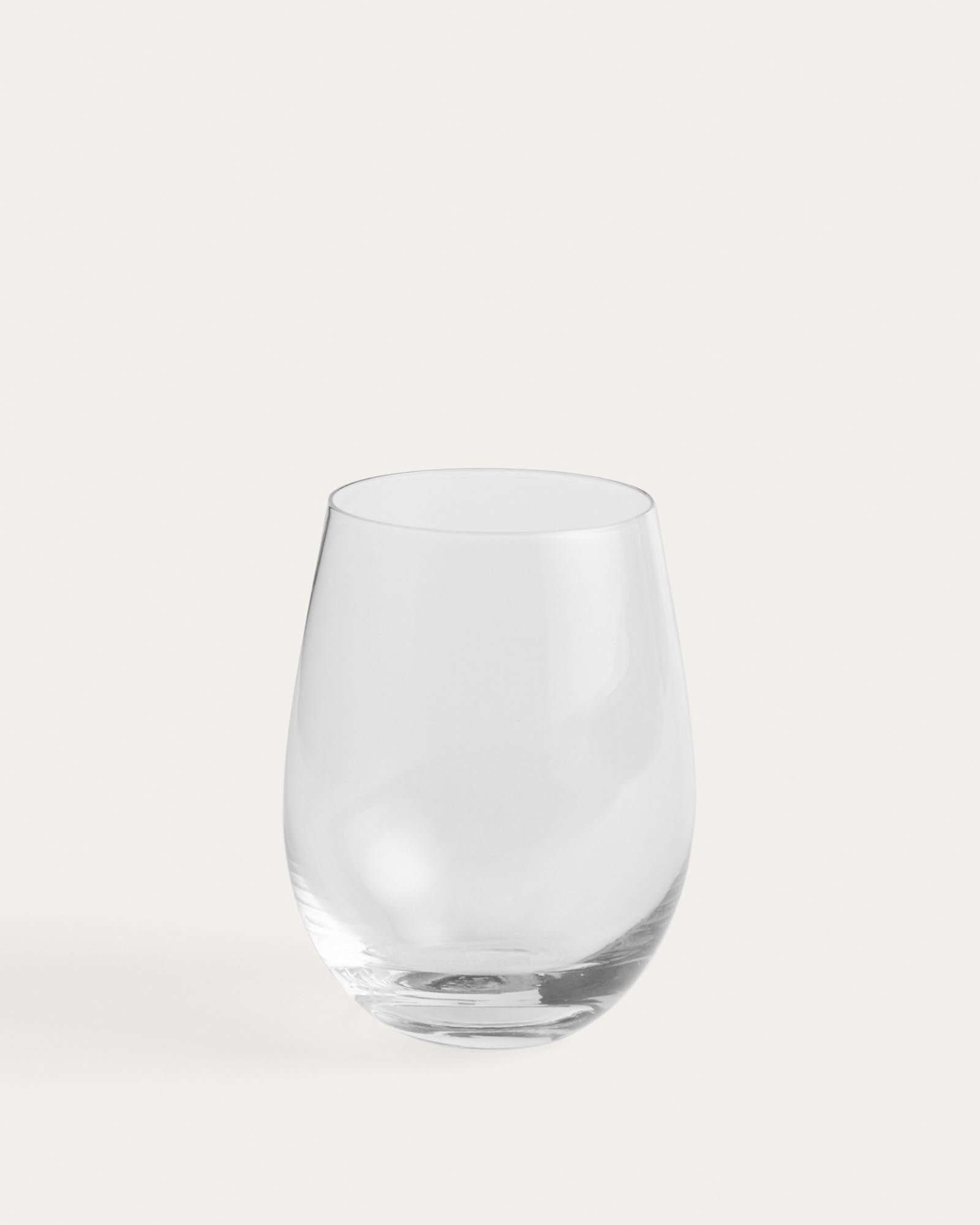Wasserglas Orbida aus klarem Glas, 45 cl in Transparent präsentiert im Onlineshop von KAQTU Design AG. Trinkgläser ist von Kave Home