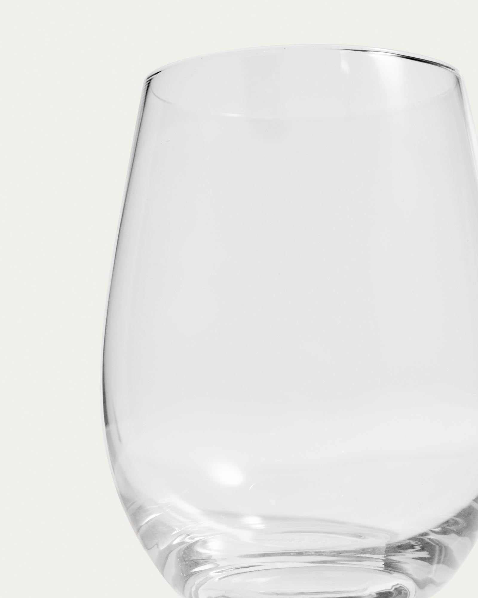 Wasserglas Orbida aus klarem Glas, 45 cl in Transparent präsentiert im Onlineshop von KAQTU Design AG. Trinkgläser ist von Kave Home