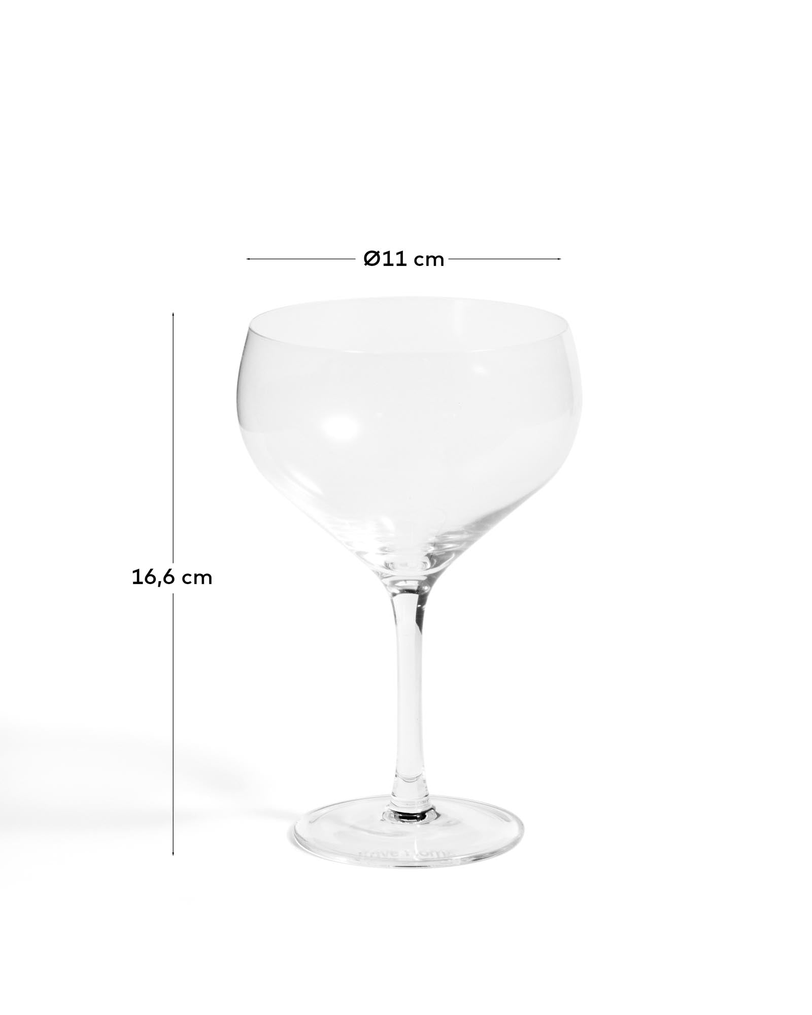 Schlichtes und stilvolles Weinglas Orbida aus klarem Glas, 35 cl, perfekt für Weinliebhaber und vielseitig einsetzbar.
