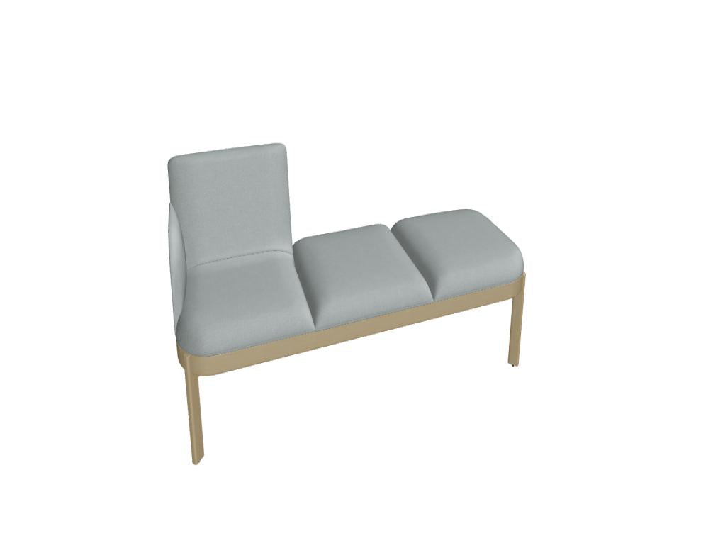Ramp RAMP_SS - Bank in Blau präsentiert im Onlineshop von KAQTU Design AG. Sitzbank ist von Mdd