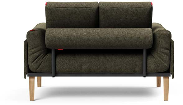 Rollo Bow Klappsofa in Grün 535 präsentiert im Onlineshop von KAQTU Design AG. Bettsofa ist von Innovation Living