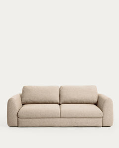 4-seater sofa bed Vera in beige, 240 cm FSC Mix Credit