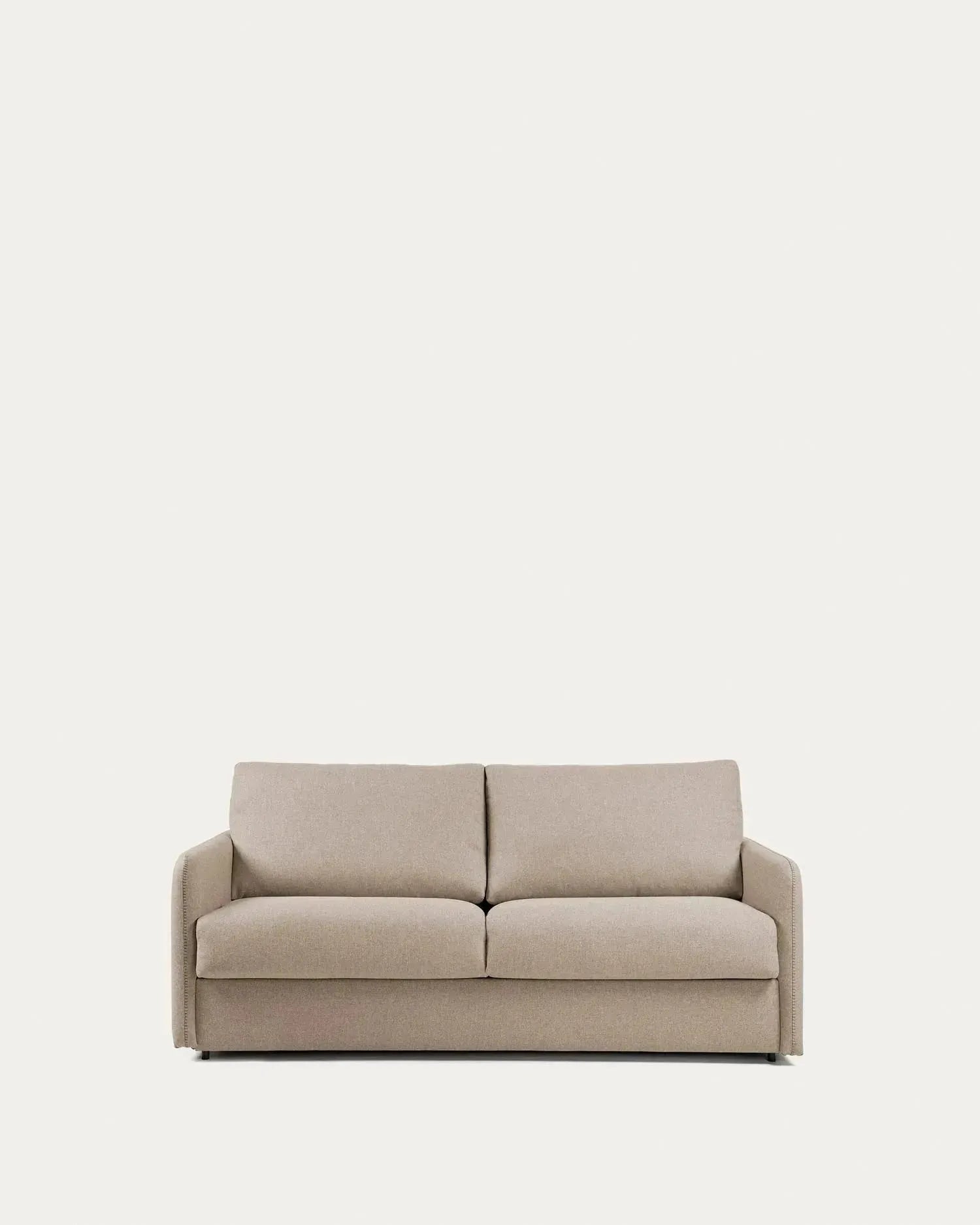 Kymoon 2-Sitzer Bettsofa Polyurethan Chrono Beige 160 cm in Beige präsentiert im Onlineshop von KAQTU Design AG. Bettsofa ist von Kave Home