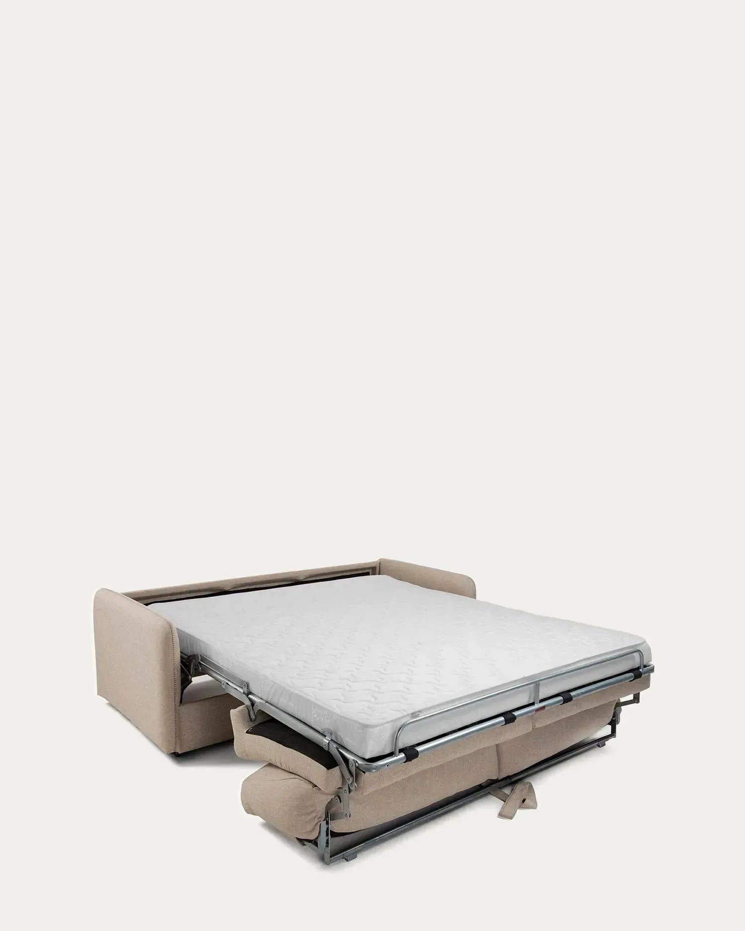 Kymoon 2-Sitzer Bettsofa Polyurethan Chrono Beige 160 cm in Beige präsentiert im Onlineshop von KAQTU Design AG. Bettsofa ist von Kave Home