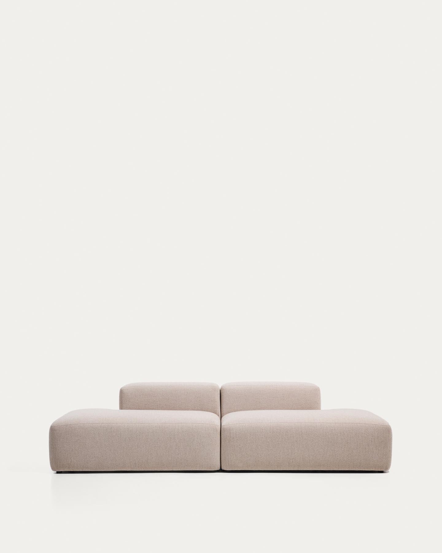 3-Sitzer-Sofa Blok in beiger Chenille, 290 cm, FSC Mix Credit in Beige präsentiert im Onlineshop von KAQTU Design AG. 3er Sofa ist von Kave Home