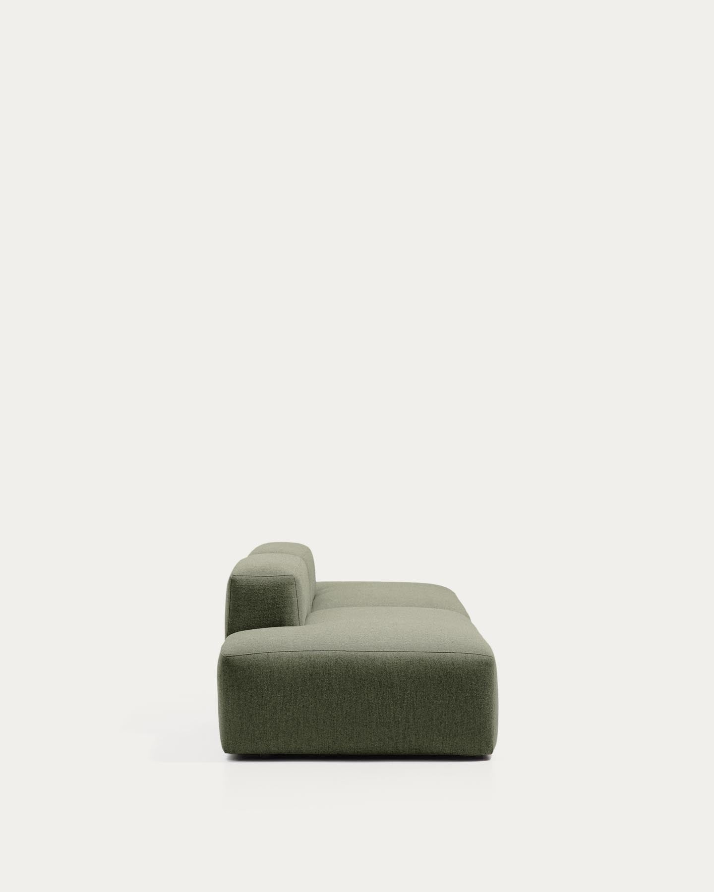 3-Sitzer-Sofa Blok in moosgrüner Chenille, 290 cm, FSC Mix Credit in Grün präsentiert im Onlineshop von KAQTU Design AG. 3er Sofa ist von Kave Home