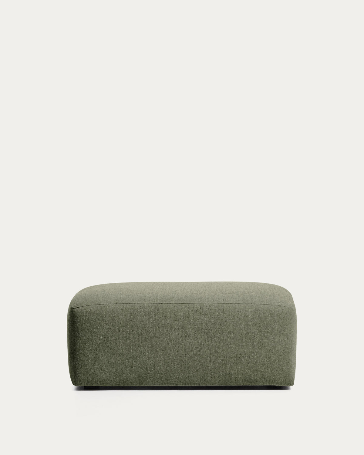 Pouf-Randmodul Blok in grüner Chenille, 60 x 104 cm, FSC Mix Credit in Grün präsentiert im Onlineshop von KAQTU Design AG. Pouf ist von Kave Home