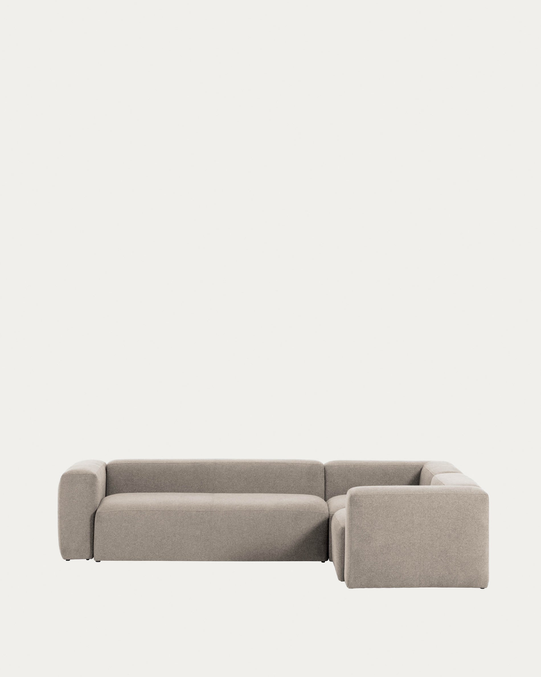 Elegantes Blok Ecksofa in Beige, 4-Sitzer, Maße 320x230 cm, modernes Design, komfortabel und perfekt für Ihr Zuhause.