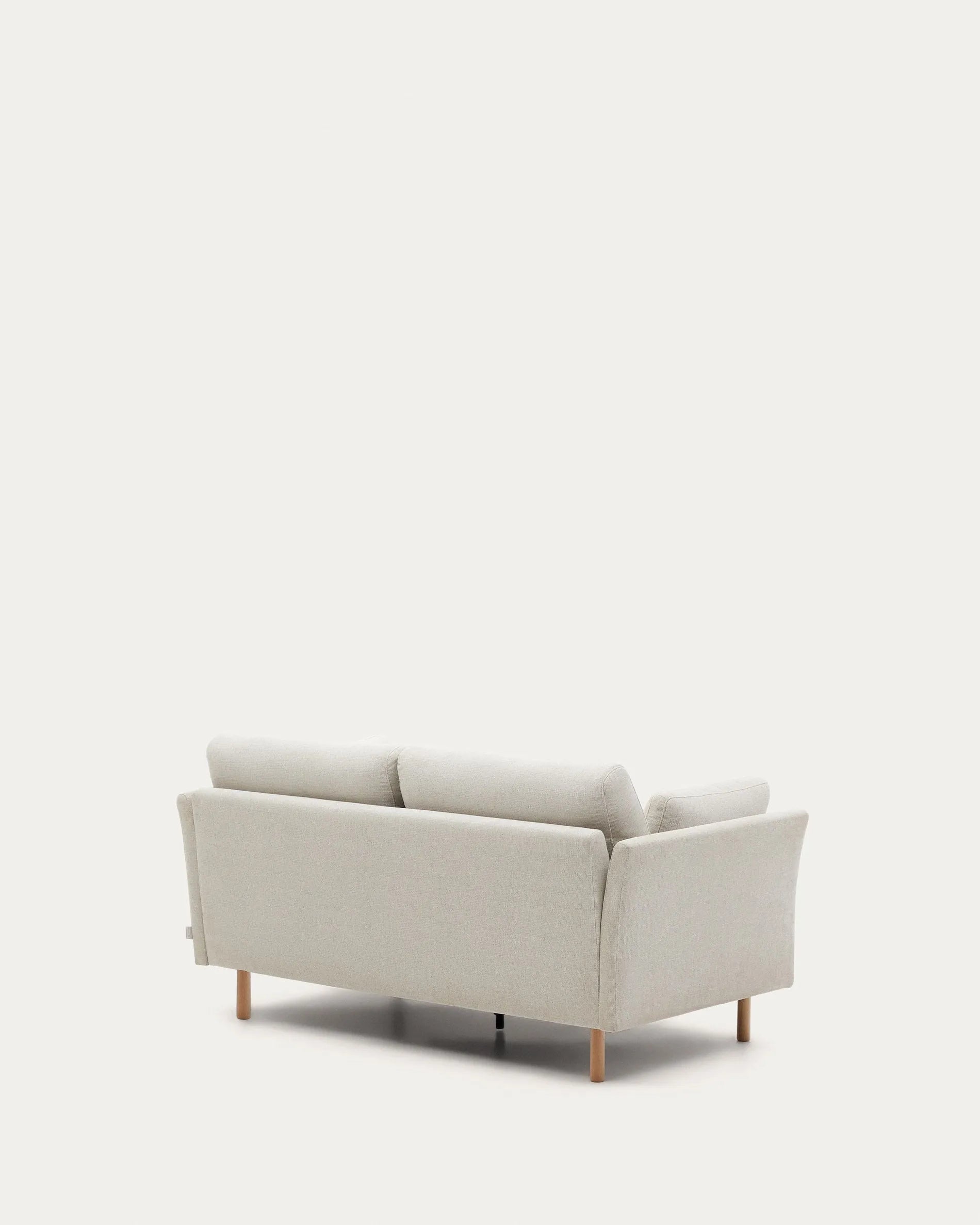 Elegantes 2-Sitzer-Sofa in Perle, Chenille-Bezug, Holzbeine, 170 cm. Komfort und Stil für Ihr Wohnzimmer.