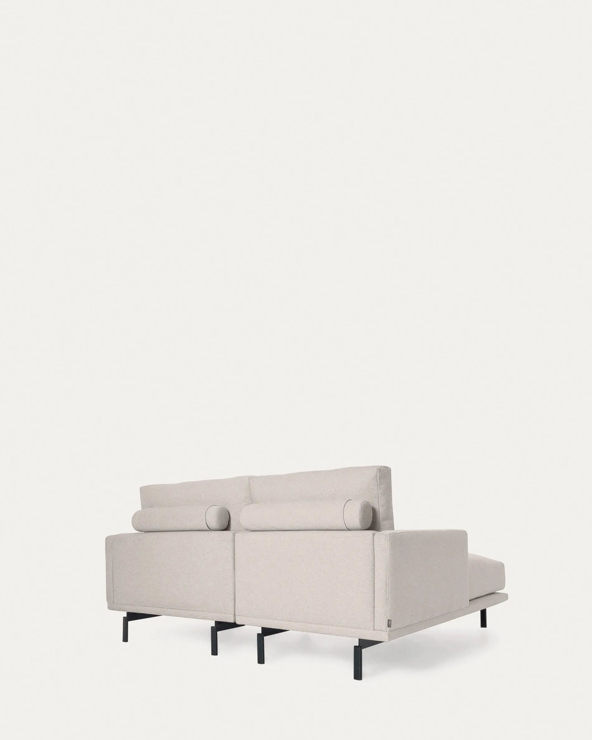 Das Galene Sofa von Kave Home, 3-Sitzer in Beige mit linker Chaiselongue, bietet stilvollen Komfort auf 194 cm.