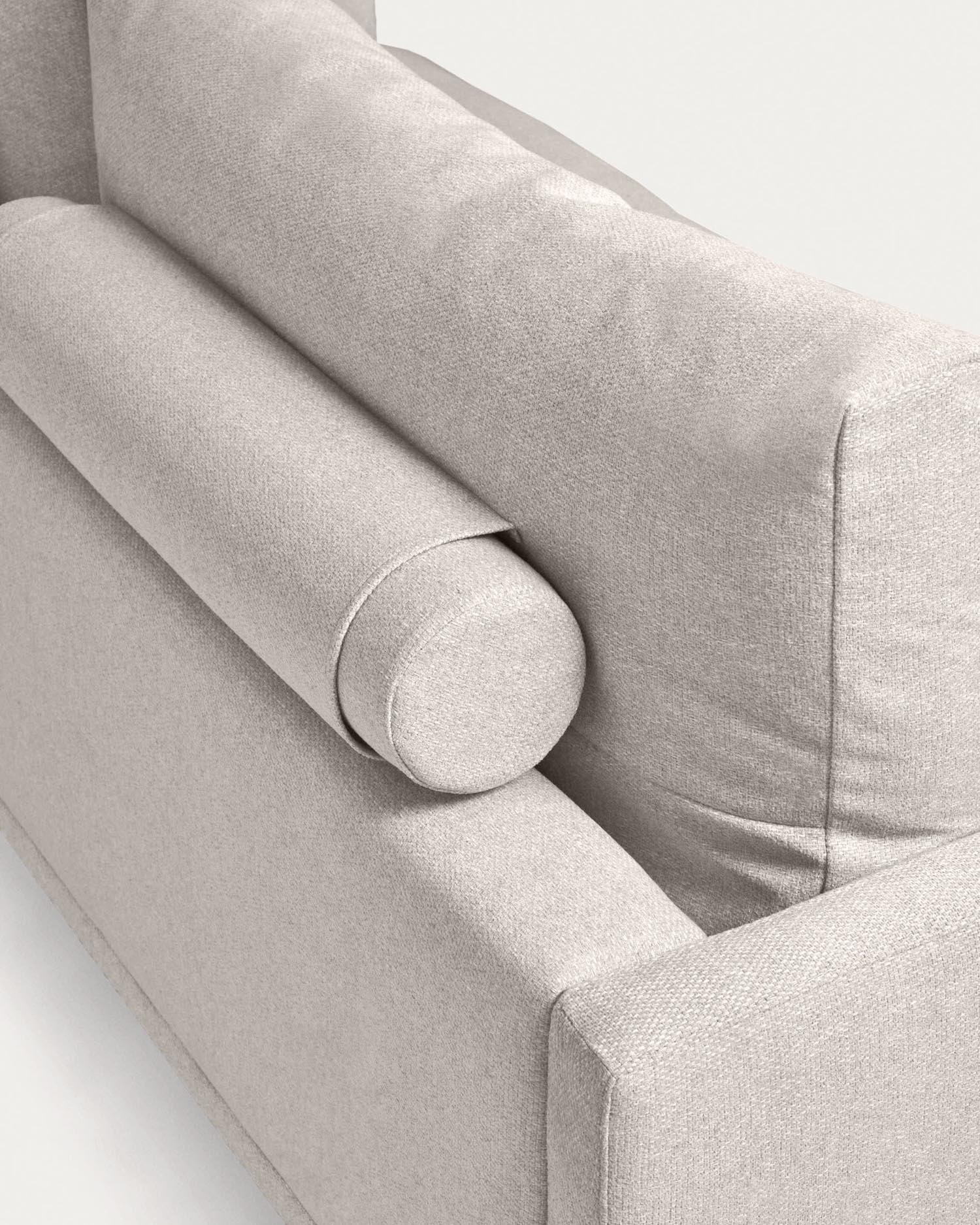 Entdecken Sie das elegante Galene 4-Sitzer Ecksofa in Beige von Kave Home. Komfortabel, nachhaltig und perfekt für Ihr modernes Wohnzimmer.