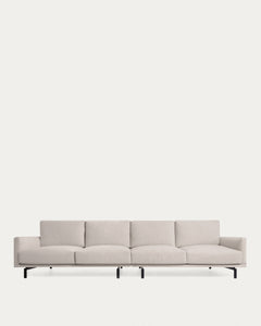 Divano Galene 4 posti beige 414 cm FSC Mix Credit