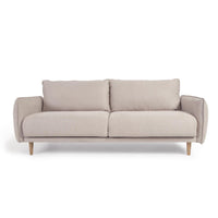 Sofa Carlota für 3 Sitzer beige 213 cm FSC Mix Credit