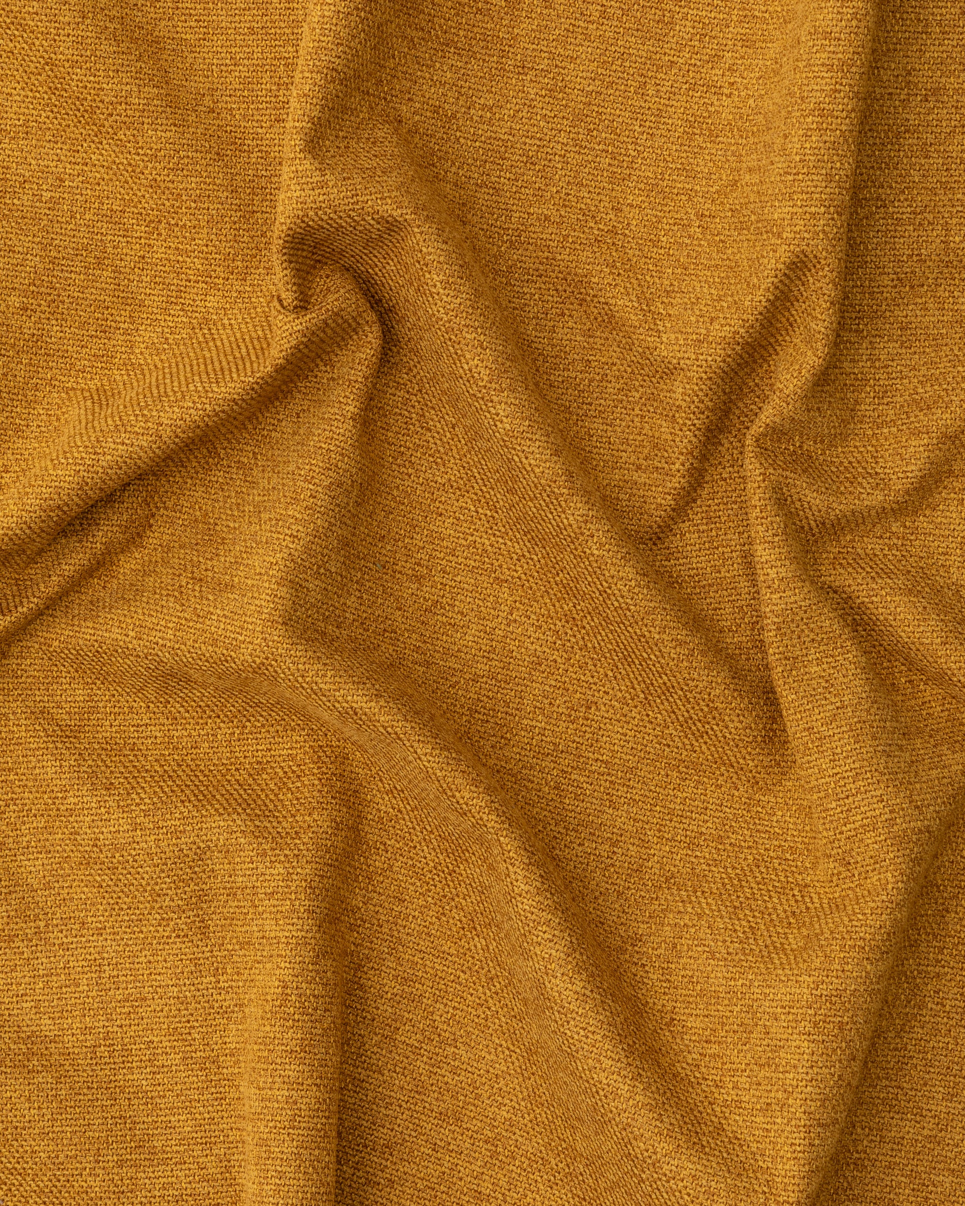 Sessel Luisa in schwer entflammbarem Lammfellimitat in Senfgelb mit Beinen aus massivem Buchenholz, 90 cm in Senfgelb präsentiert im Onlineshop von KAQTU Design AG. Sessel ist von Kave Home