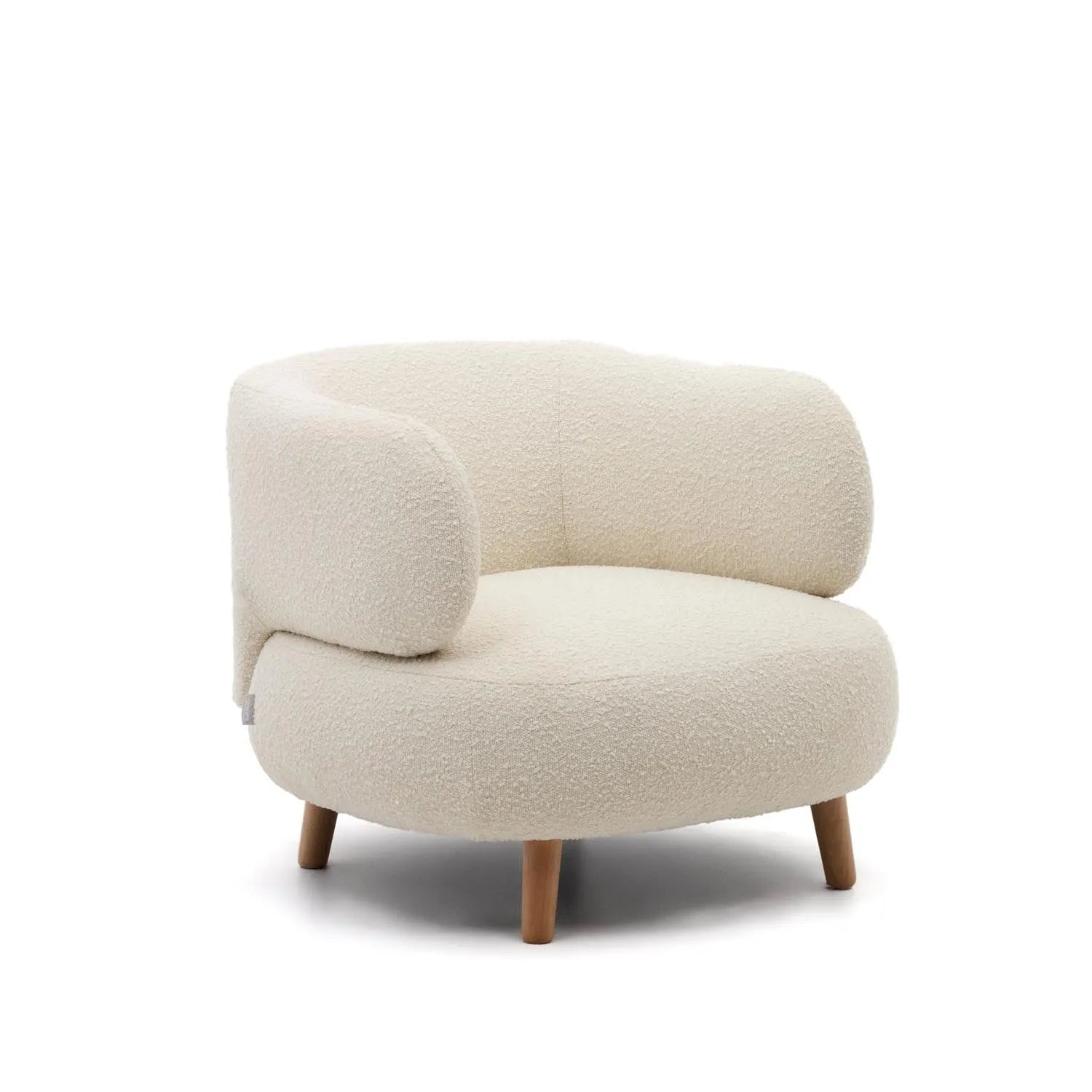 Luisa Sessel: Bouclé-Design trifft auf Buchenholz-Qualität.