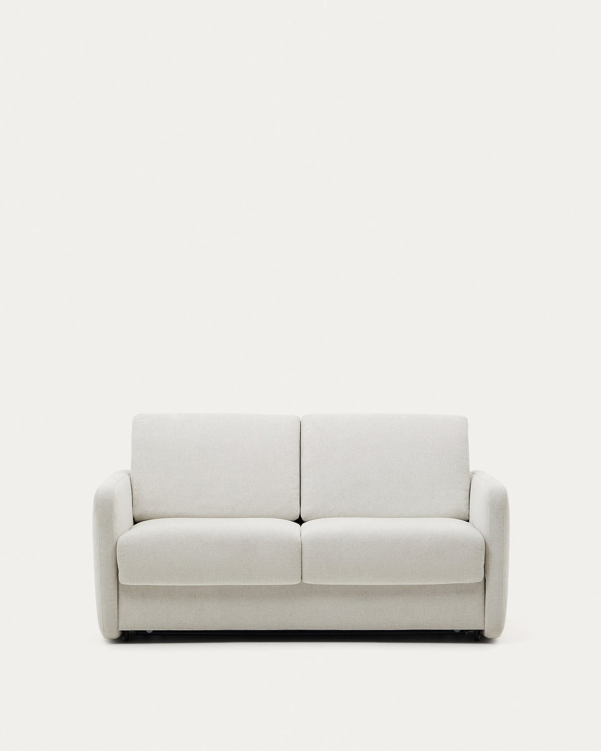 2-Sitzer-Bettsofa Nuala in perlweisser Chenille, 184 cm in Perle präsentiert im Onlineshop von KAQTU Design AG. Bettsofa ist von Kave Home