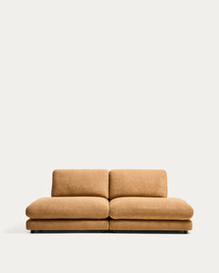 Gala 3-seater modular sofa in mustard yellow microboucle, FSC Mix Credit, 240 cm