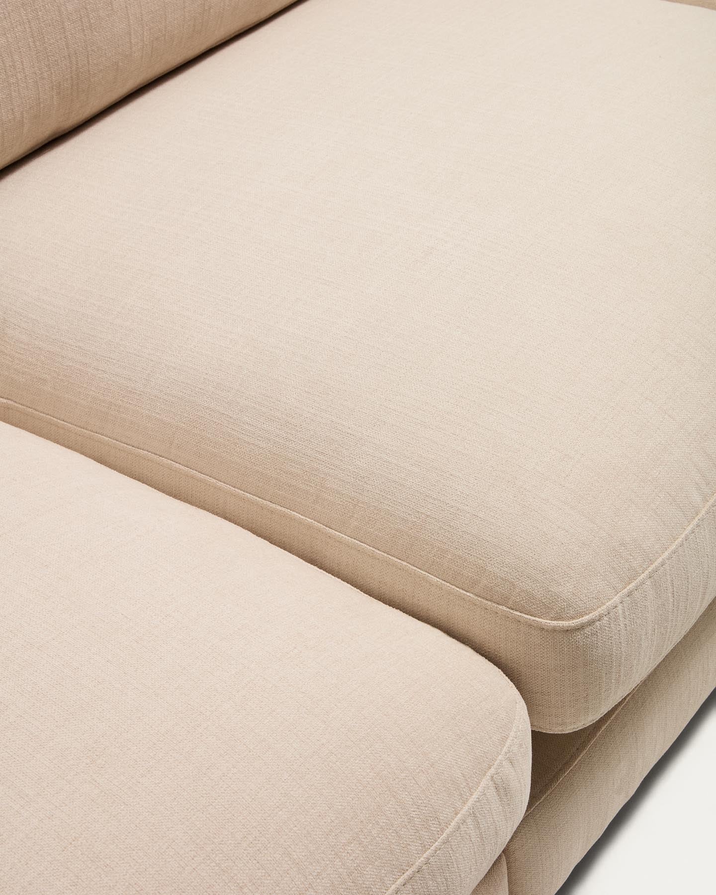 4-Sitzer-Modularsofa Gala aus beiger Chenille, FSC Mix Credit, 330 cm in Beige präsentiert im Onlineshop von KAQTU Design AG. 4er Sofa ist von Kave Home