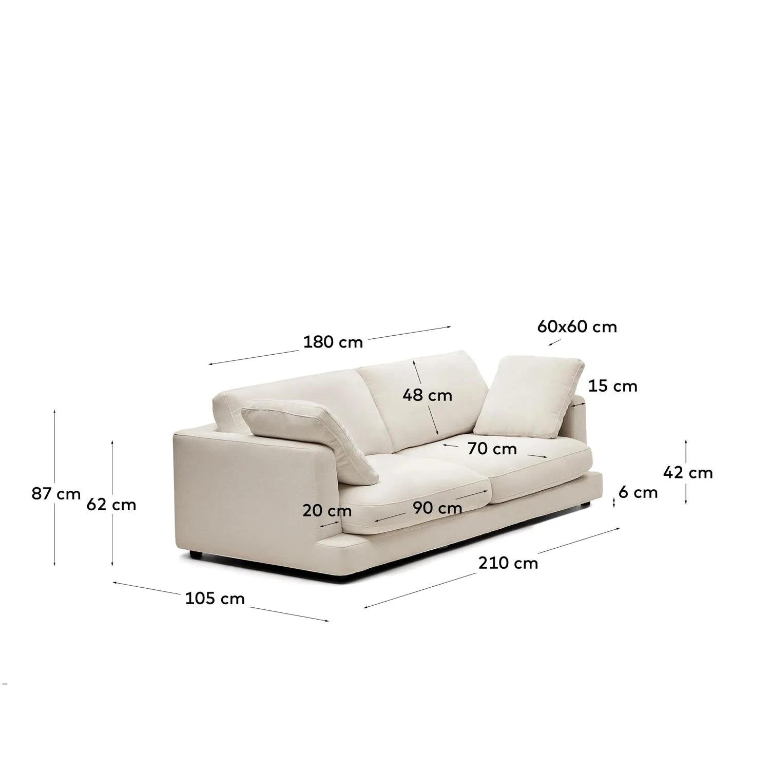 Elegantes Gala Sofa: Komfort und Stil für Ihr Wohnzimmer.