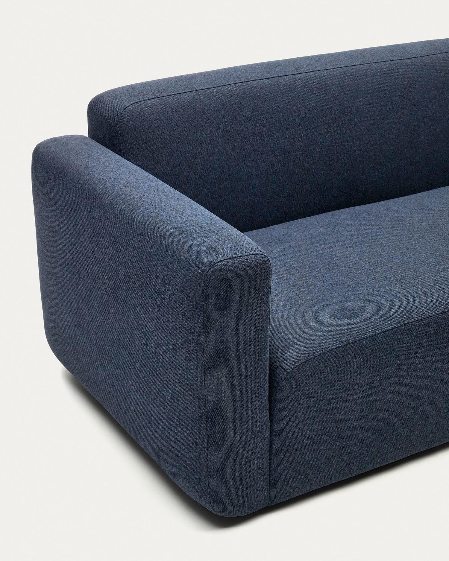 Das Neom 2-Sitzer-Modularsofa in Blau (188 cm) von Kave Home bietet stilvolles Design und nachhaltige Qualität.
