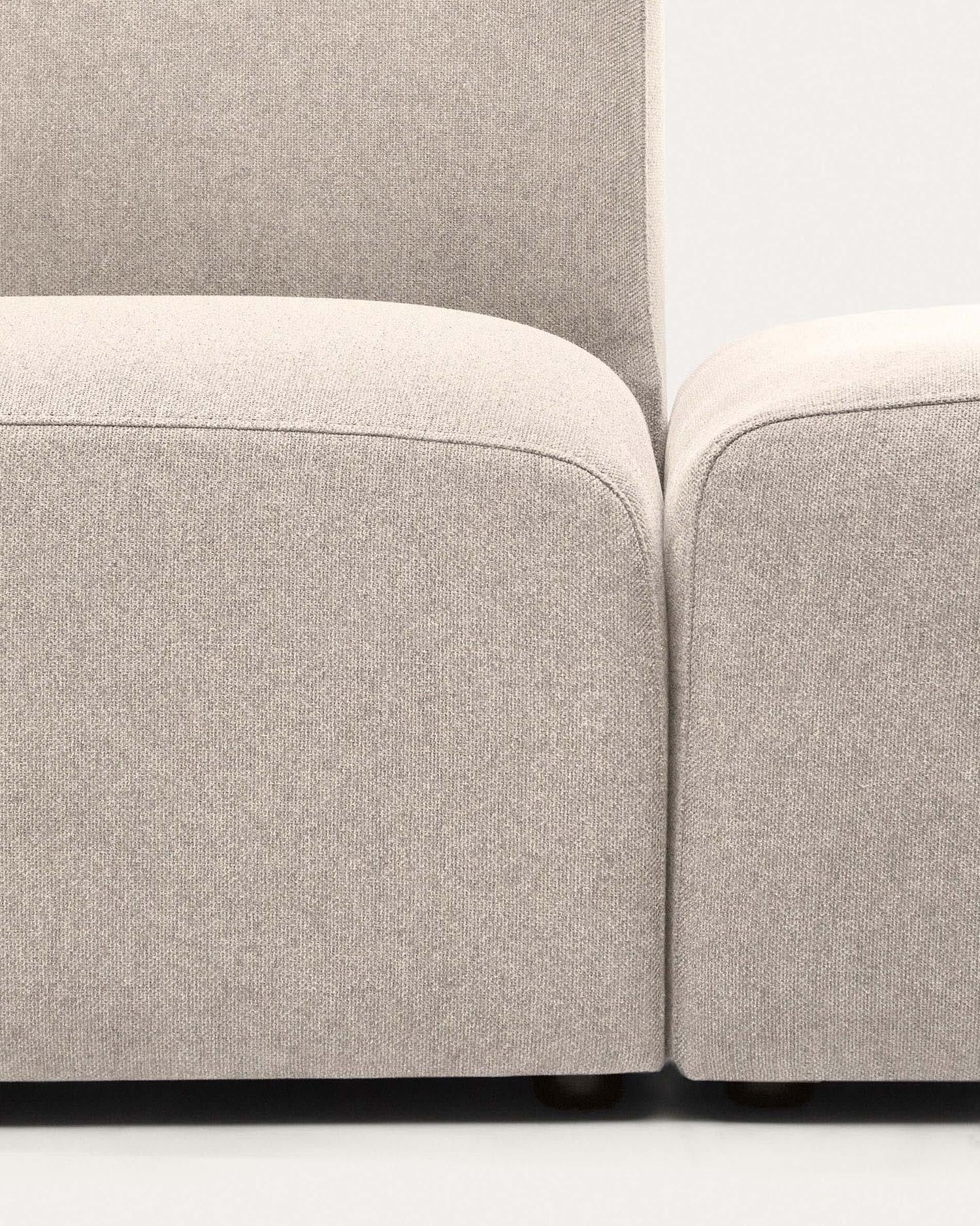Neom 2-Sitzer-Sofa, beige, 244 cm, modular, FSC-zertifiziert, modernes Design, nachhaltig, ideal für elegante Wohnräume.