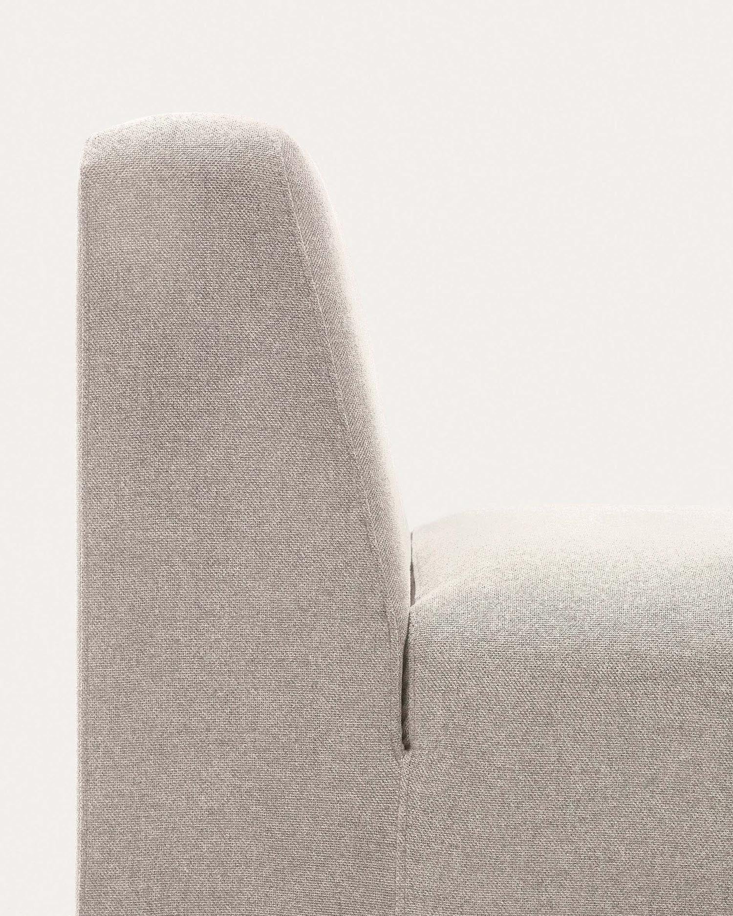 Neom Chaiselongue-Modul in Beige, 152x75 cm, FSC-zertifiziert von Kave Home – modern, komfortabel und umweltfreundlich.