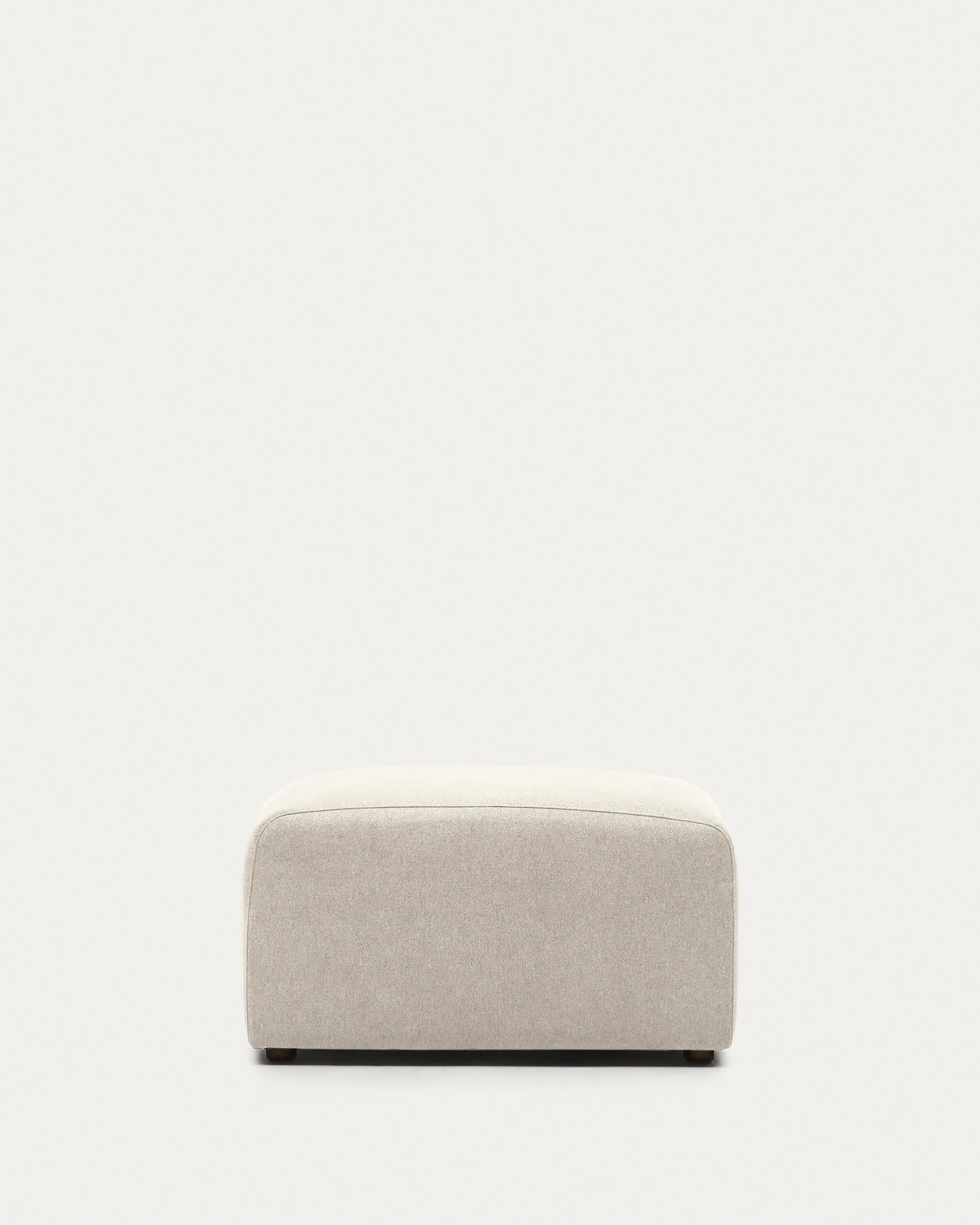 3D-Modell des beigen Neom Fussablagemoduls, 75x64 cm, stilvoll und langlebig, ideal für AR-Integration.