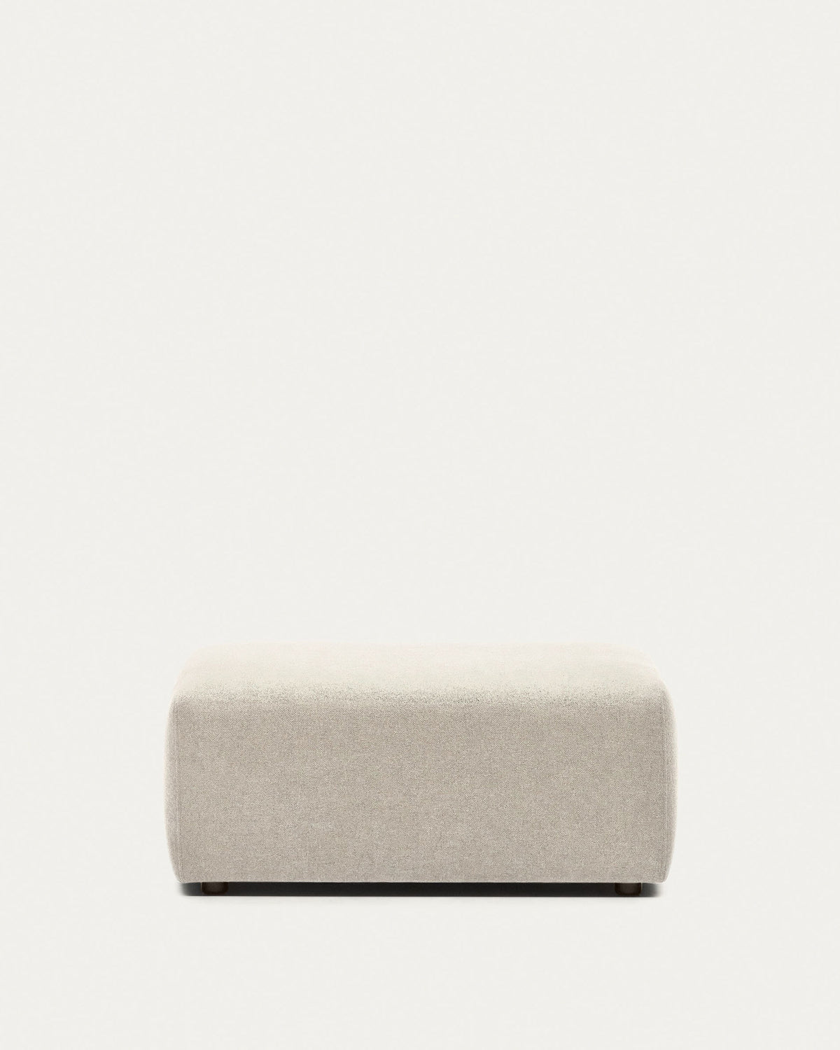 Neom Pouf Randmodul in Beige 75 x 89 cm FSC Mix Credit in Beige präsentiert im Onlineshop von KAQTU Design AG. Modulares Sofa ist von Kave Home
