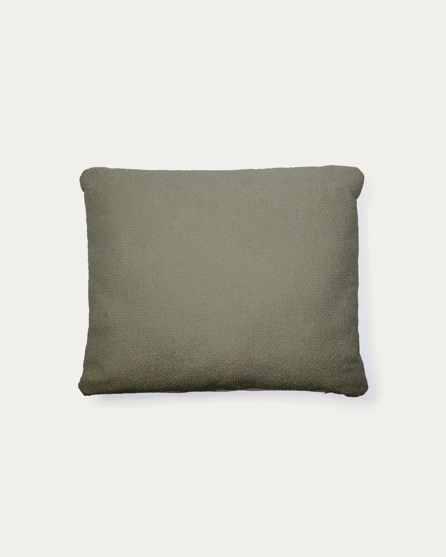 Kissen Martina mit Chenille in Grün 60 x 52 cm in Grün präsentiert im Onlineshop von KAQTU Design AG. Deko Kissen ist von Kave Home