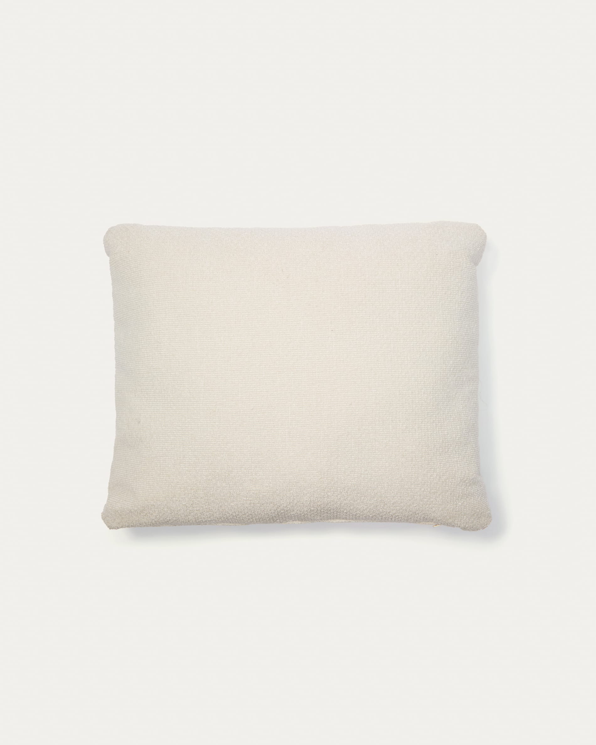 Kissen Martina mit Chenille in Ecru 60 x 52 cm