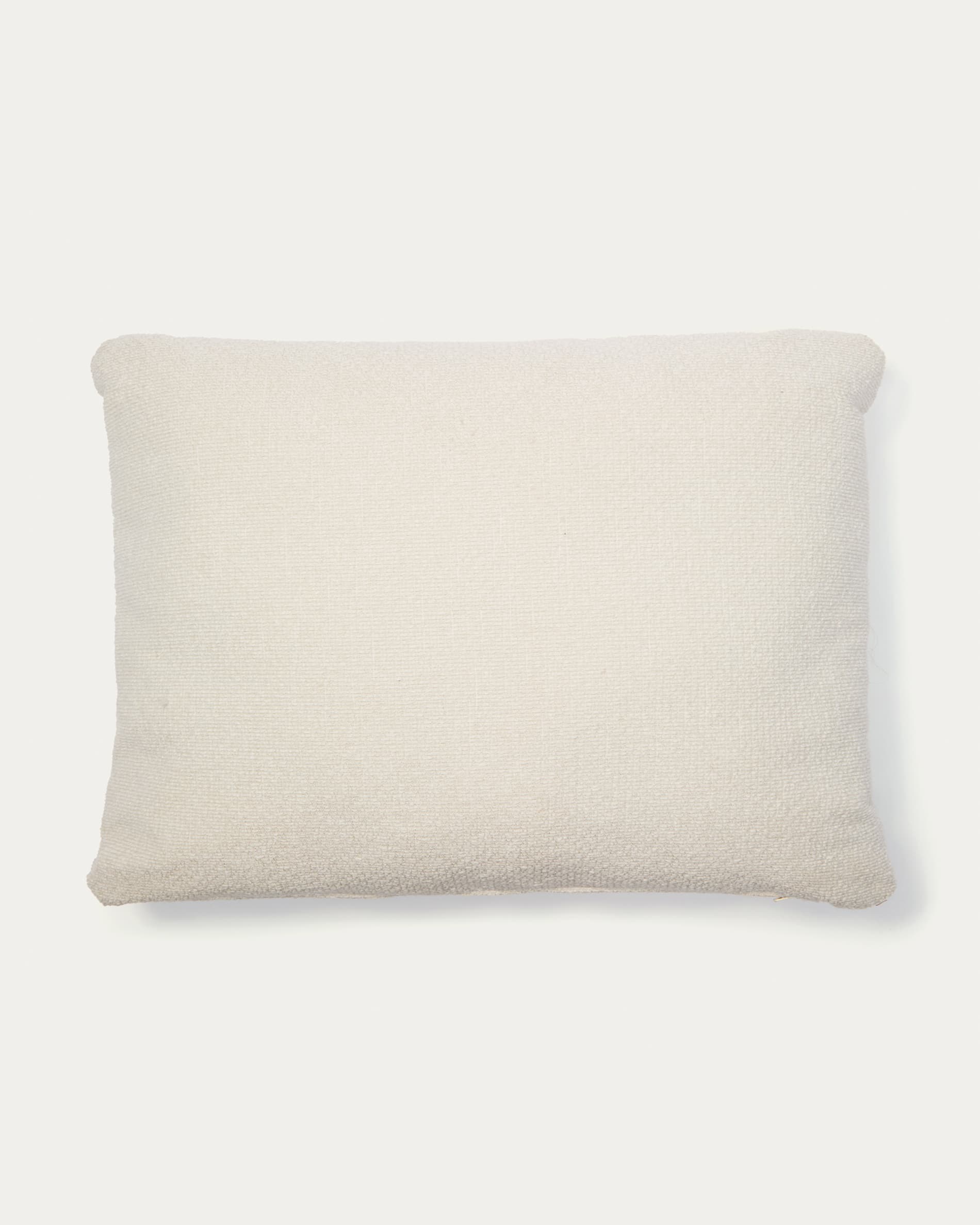 Kissen Martina mit Chenille in Ecru 47 x 36 cm