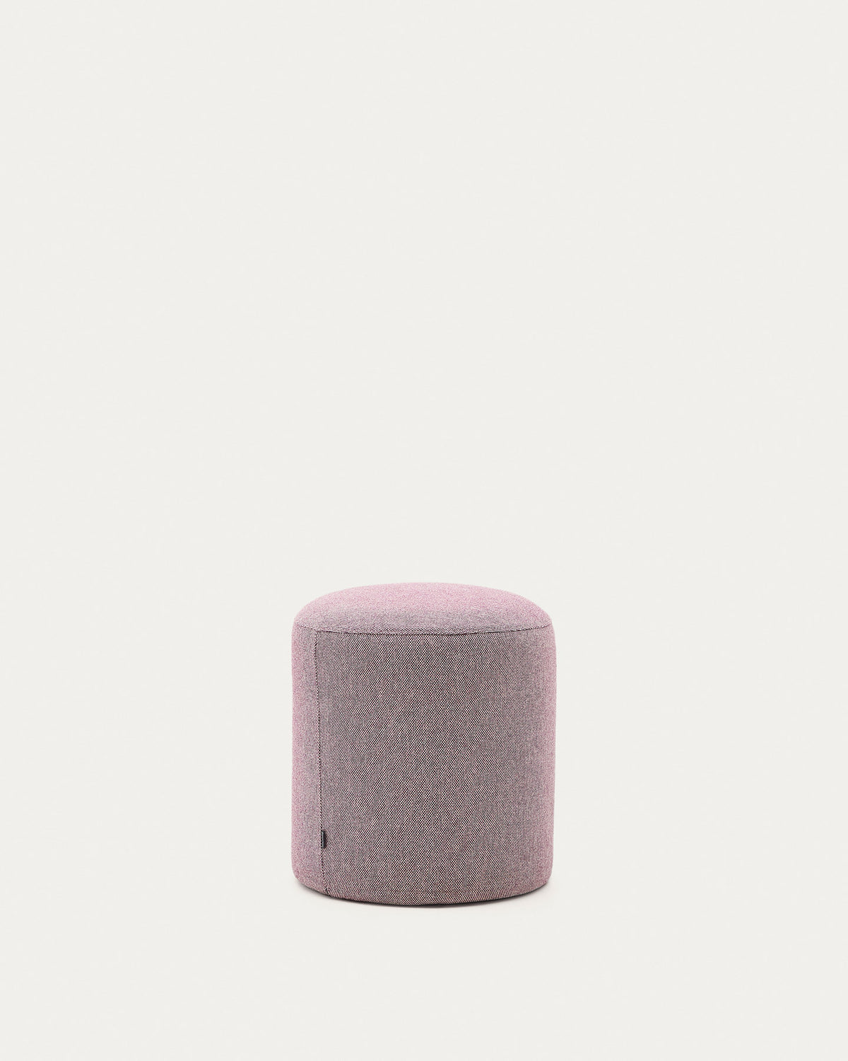 Fussablage mit abnehmbarem Bezug Kaeli violett Ø 43 cm in Lila präsentiert im Onlineshop von KAQTU Design AG. Pouf ist von Kave Home