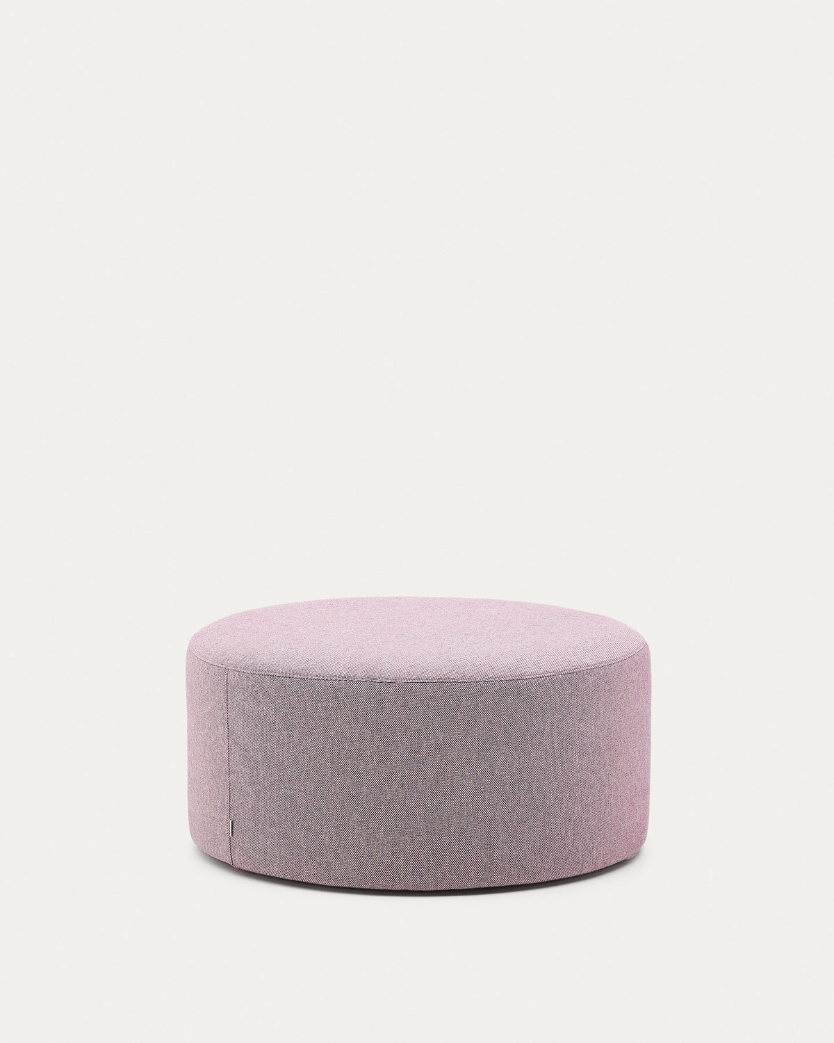 Fussablage mit abnehmbarem Bezug Kaeli violett Ø 90 cm in Lila präsentiert im Onlineshop von KAQTU Design AG. Pouf ist von Kave Home