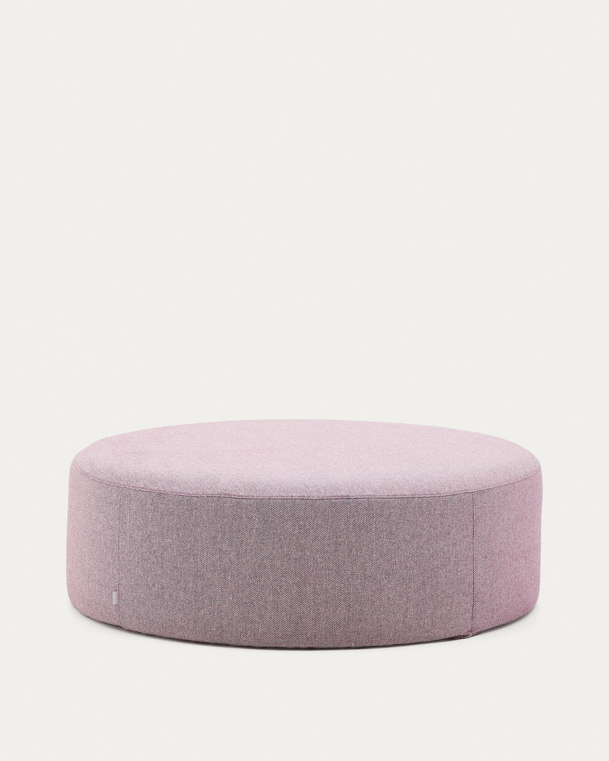 Fussablage mit abnehmbarem Bezug Kaeli violett Ø 120 cm in Lila präsentiert im Onlineshop von KAQTU Design AG. Pouf ist von Kave Home