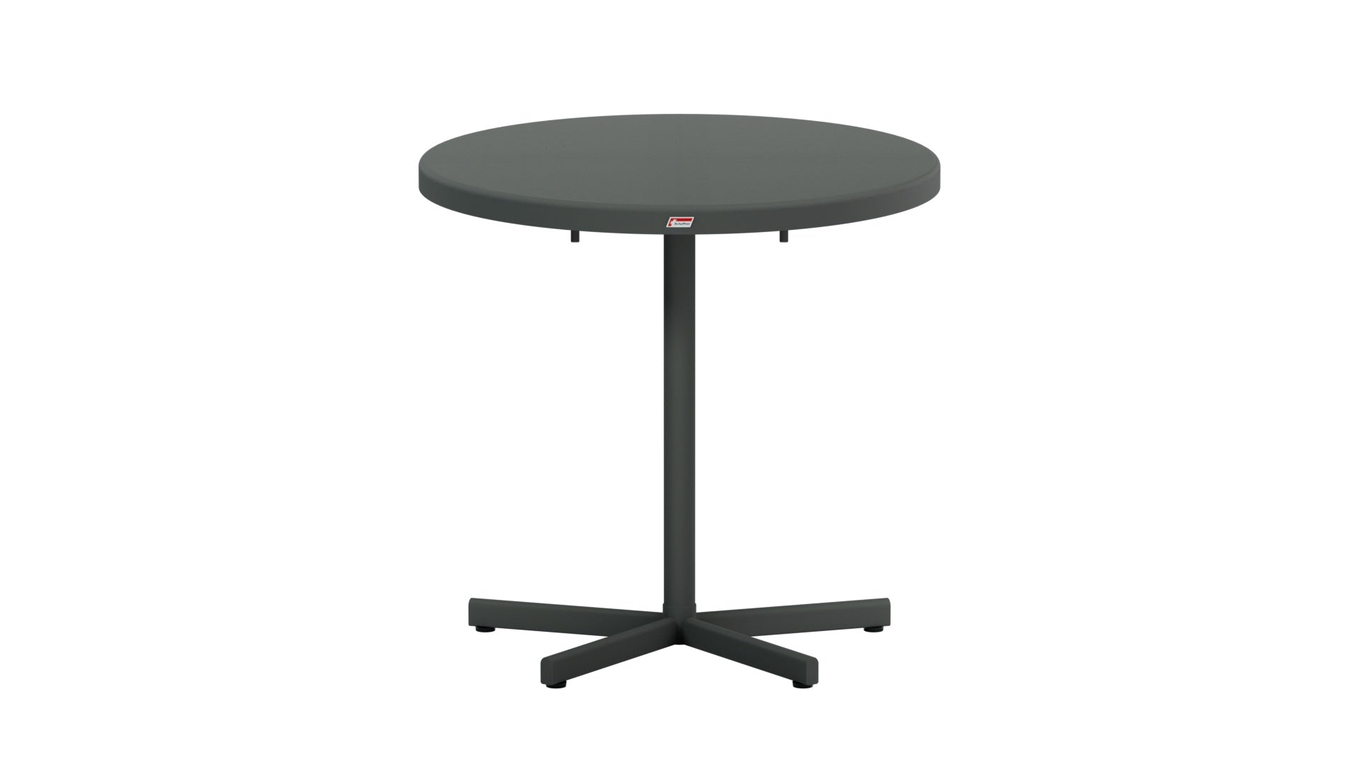 Hochwertiger, wetterfester Bodensee Glasfaser-Gartentisch ø75cm, klappbar, langlebig, Schweizer Qualität, outdoor, stilvoll, pflegeleicht, ideal für Garten & Terrasse.