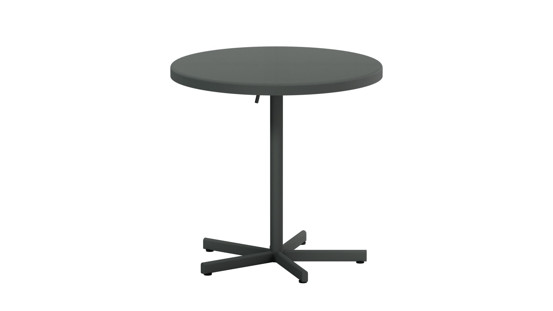 Klappbarer Bodensee Glasfaser-Gartentisch ø75cm, wetterfest, robust, leicht zu pflegen, stilvoll, Schweizer Qualität, perfekt für Garten & Balkon.