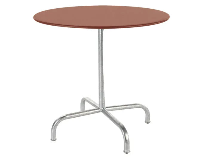 Stilvoller Gartentisch Rigi ø 90 cm: robust, wetterfest, klappbar. Swiss-Made-Qualität für Terrasse und Garten.