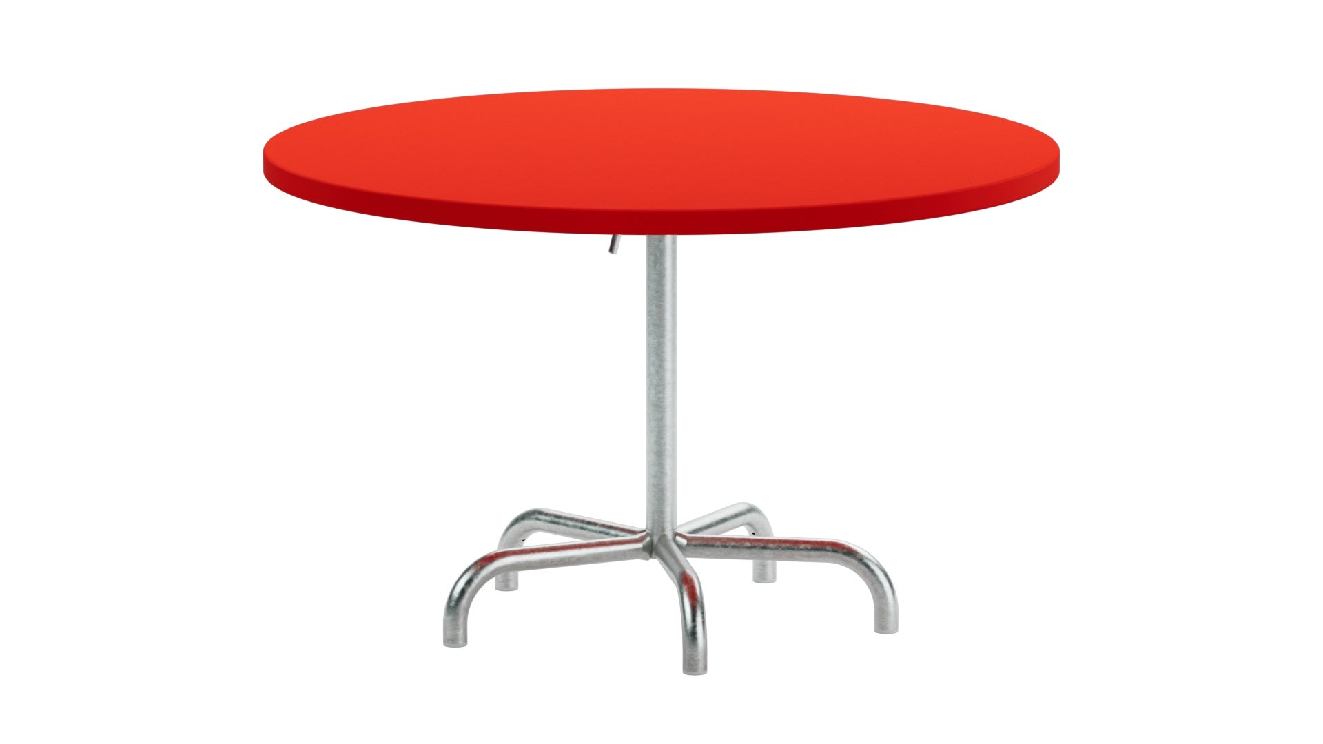 Robuster, klappbarer Säntis Metall-Gartentisch ø117 aus wetterfestem Stahl, platzsparend, langlebig und stilvoll – perfekt für Garten, Balkon oder Terrasse.