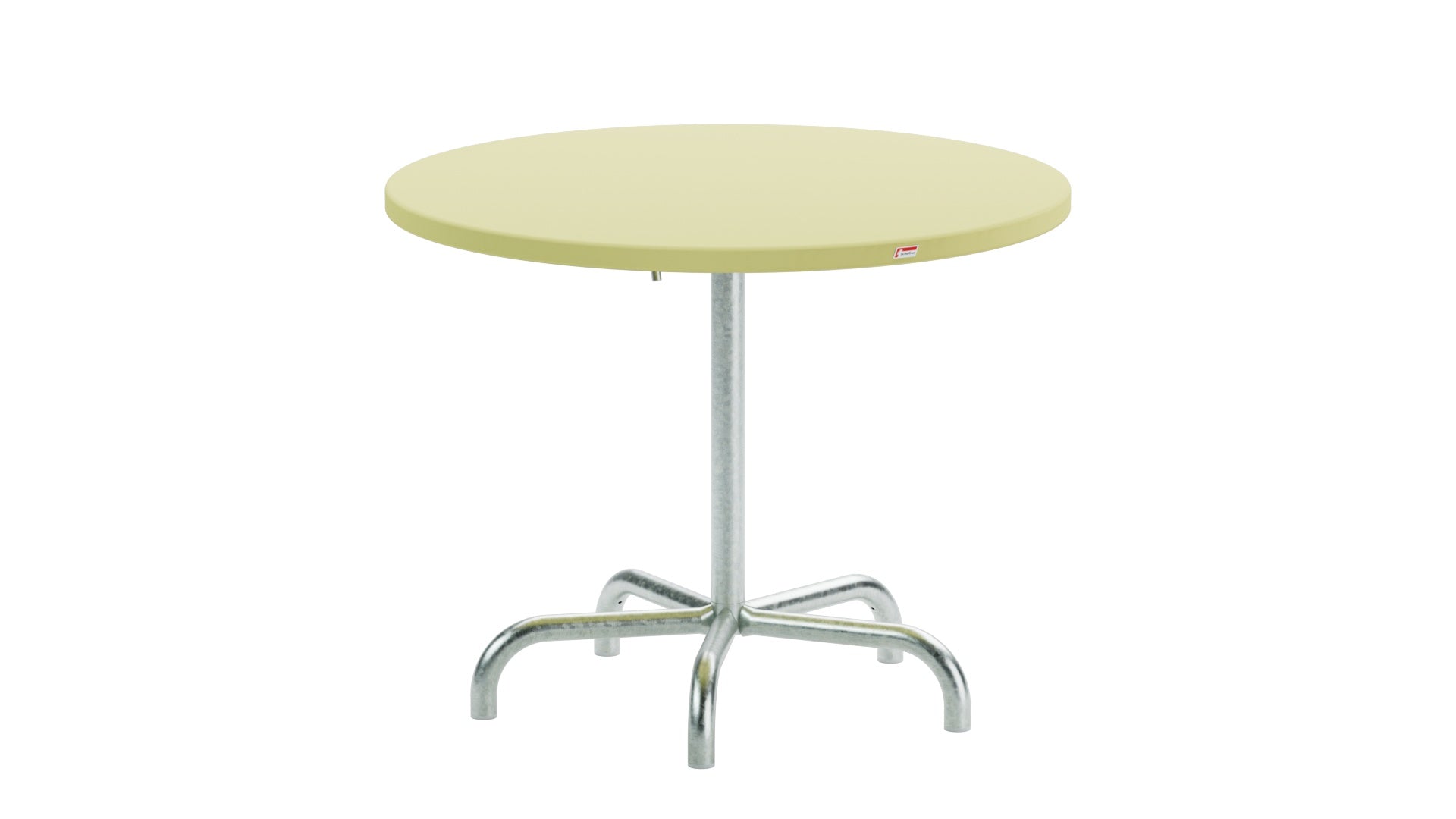 Hochwertiger, klappbarer Säntis Metall-Gartentisch ø92 aus wetterfestem Schweizer Design, ideal für Garten, Terrasse & Balkon. Robust & langlebig.