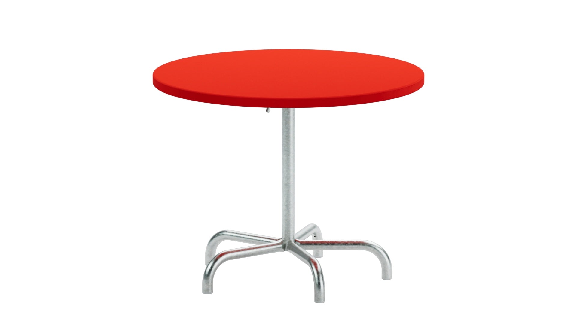 Säntis Metall-Gartentisch ø92 klappbar in Rot präsentiert im Onlineshop von KAQTU Design AG. Gartentisch ist von Schaffner