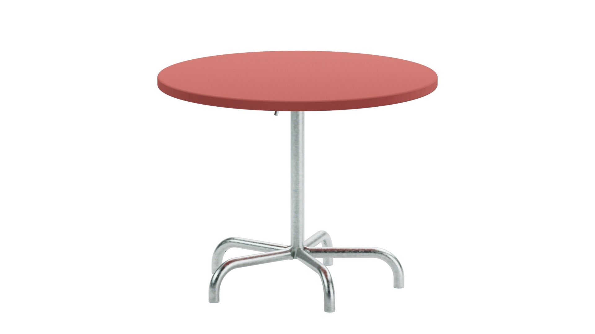 Schaffner Säntis Metall-Gartentisch ø92, klappbar, wetterfest, robust, platzsparend, Schweizer Qualität, perfekt für Garten, Terrasse & Balkon.