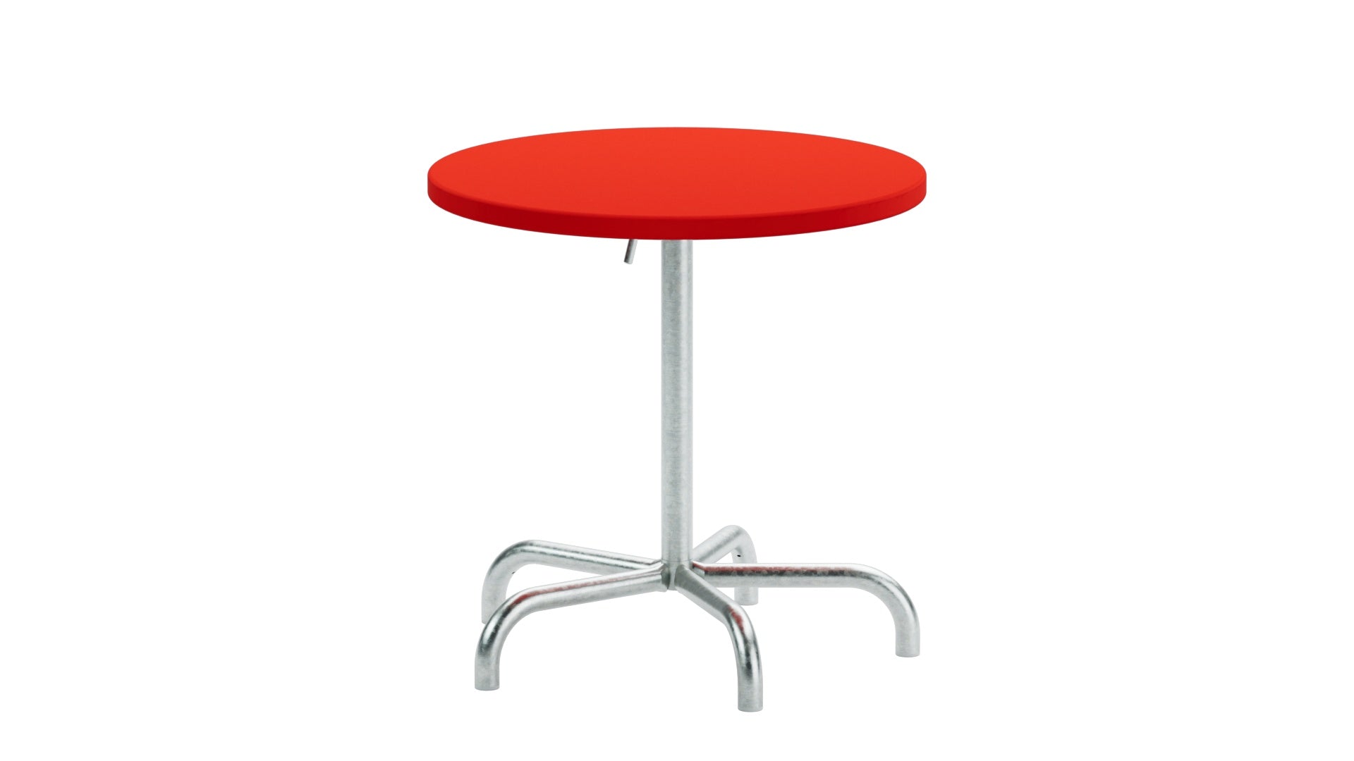 Säntis Metall-Gartentisch ø72 cm, klappbar, wetterfest, robust, platzsparend, Swiss Made – ideal für Garten, Balkon oder Terrasse.