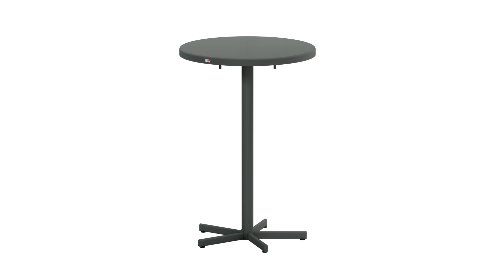 Bodensee Glasfaser-Stehtisch Outdoor  ø75 / 110 klappbar in Graphit präsentiert im Onlineshop von KAQTU Design AG. Hochtisch Outdoor ist von Schaffner