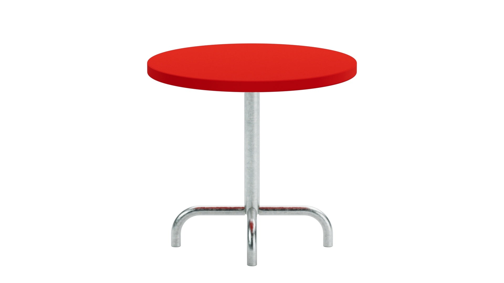 Eleganter Säntis Metall-Beistelltisch für den Außenbereich, Ø 54 cm, perfekt für gesellige Stunden im Freien und als dekoratives Element.