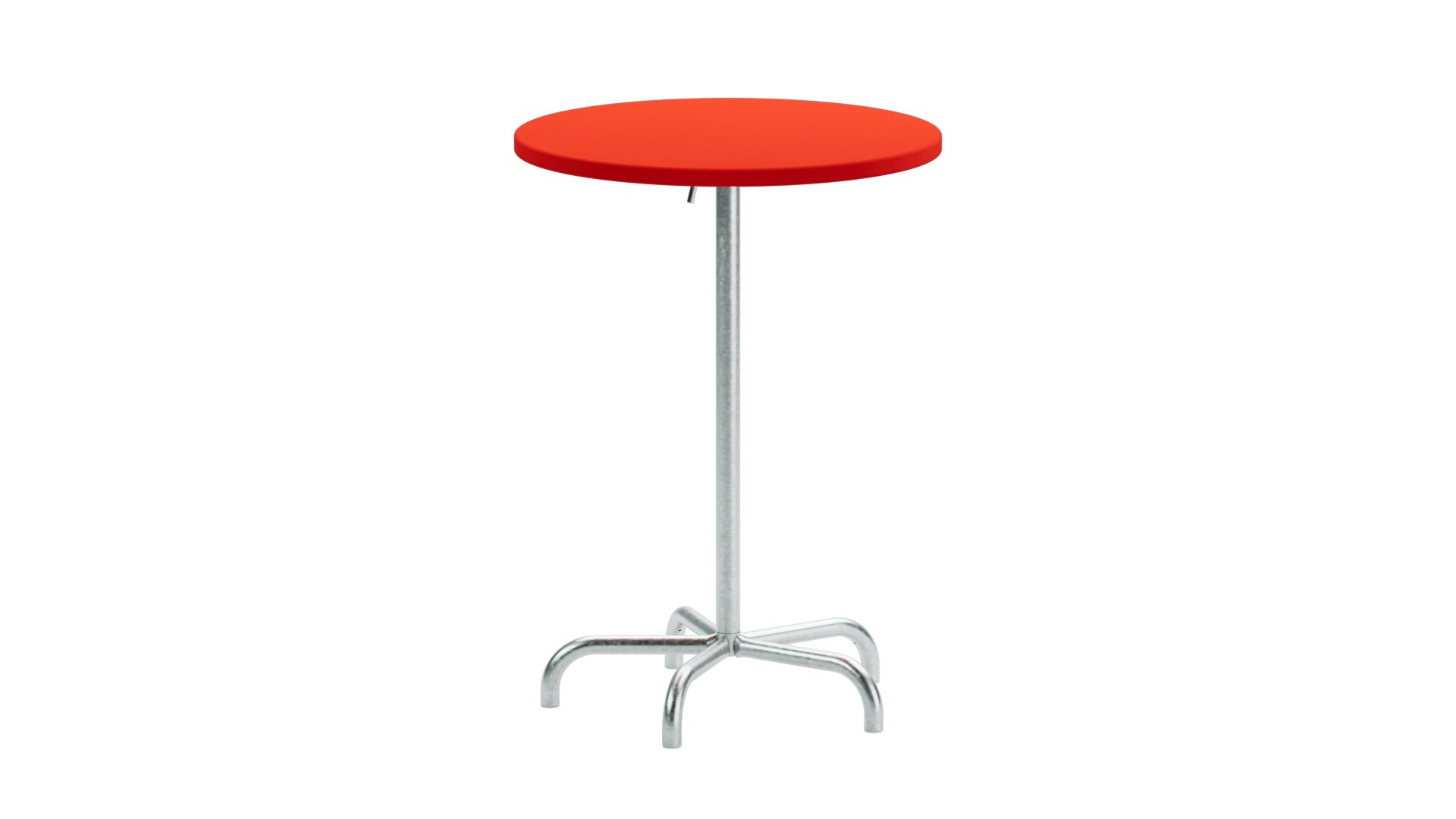 Wetterfester, klappbarer Säntis Metall-Stehtisch outdoor ø80/110cm, langlebig, rostfrei, mit Bodenausgleich, Swiss Made – perfekt für Garten, Terrasse & Events.
