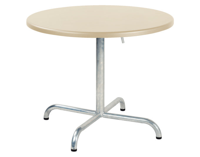 Davos Glasfaser-Salontisch ø75/62 klappbar, wetterfest, hitzebeständig, langlebig, modern, outdoor, Gartentisch, Gastronomie, Schweizer Qualität.