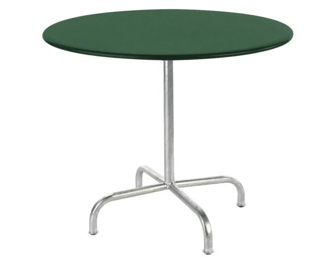 Robuster Gartentisch Rigi ø 120 cm von Schaffner: wetterfest, klappbar, zeitloses Design, Schweizer Qualität.